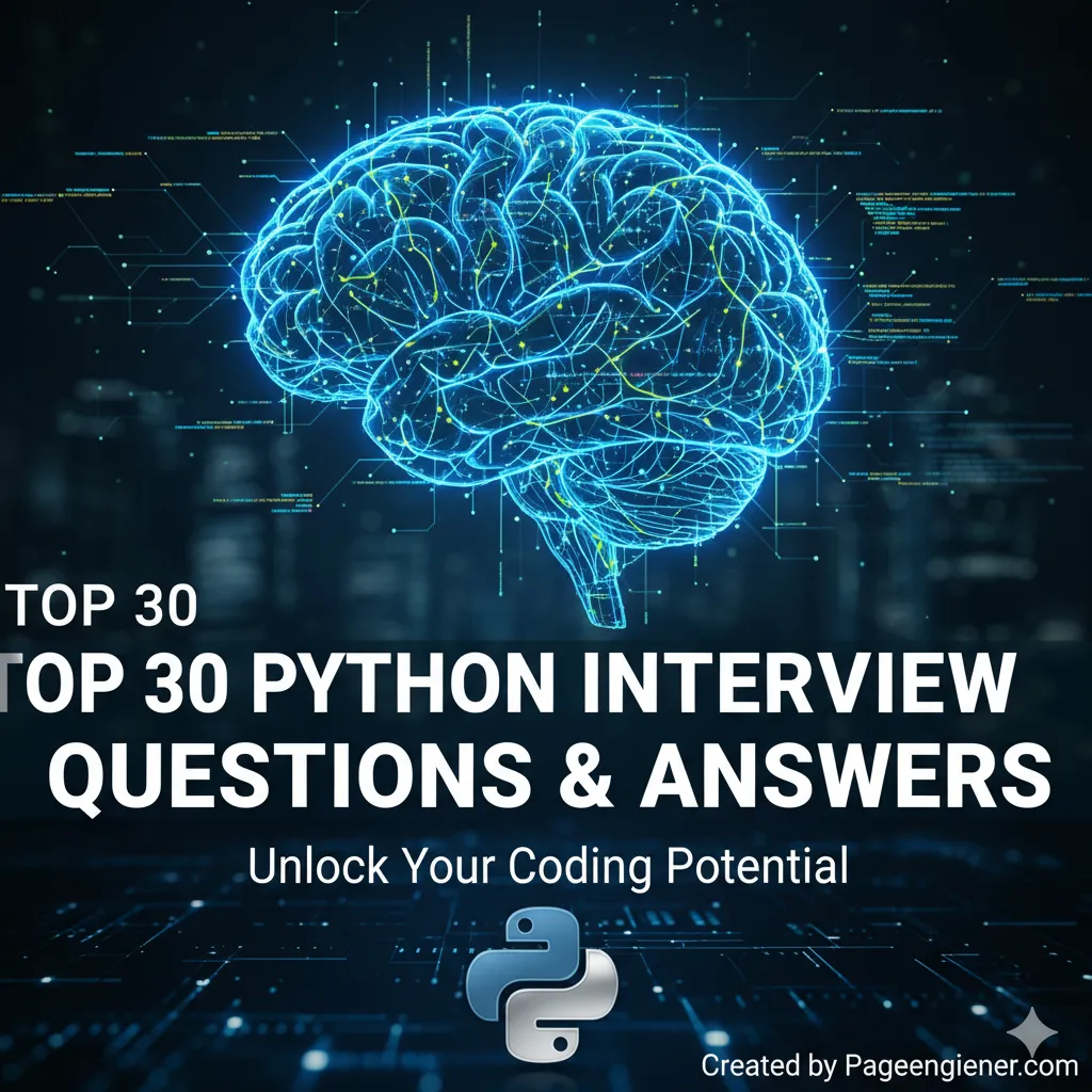 Top 30 Python Interview Questions & Answers