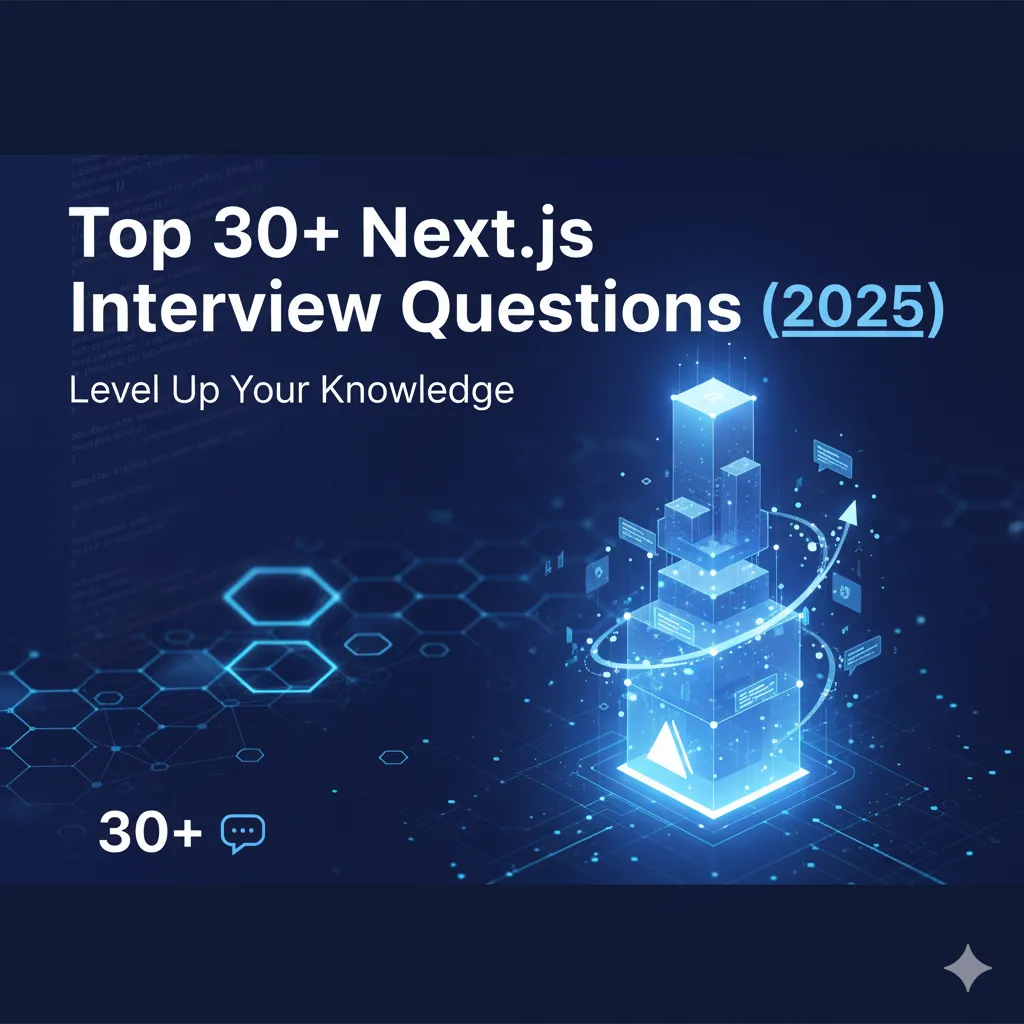 Top 30+ Next.js  Interview Questions (2025)