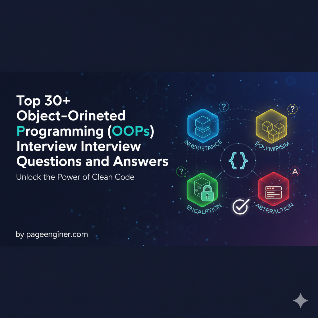Top 30+ Object-Oriented Programming (OOPs) Interview Questions and Answers. - PageEngineer Tutorial