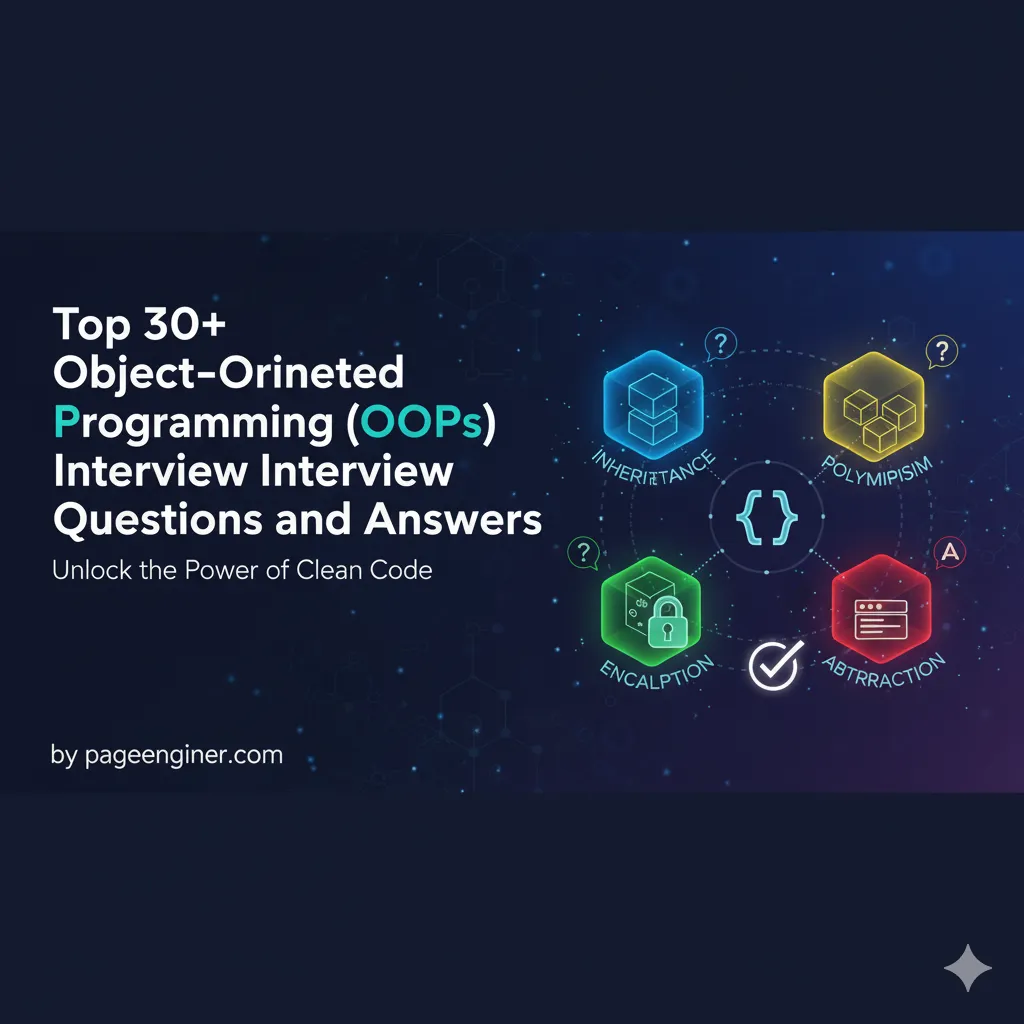 Top 30+ Object-Oriented Programming (OOPs) Interview Questions and Answers. - PageEngineer Tutorial