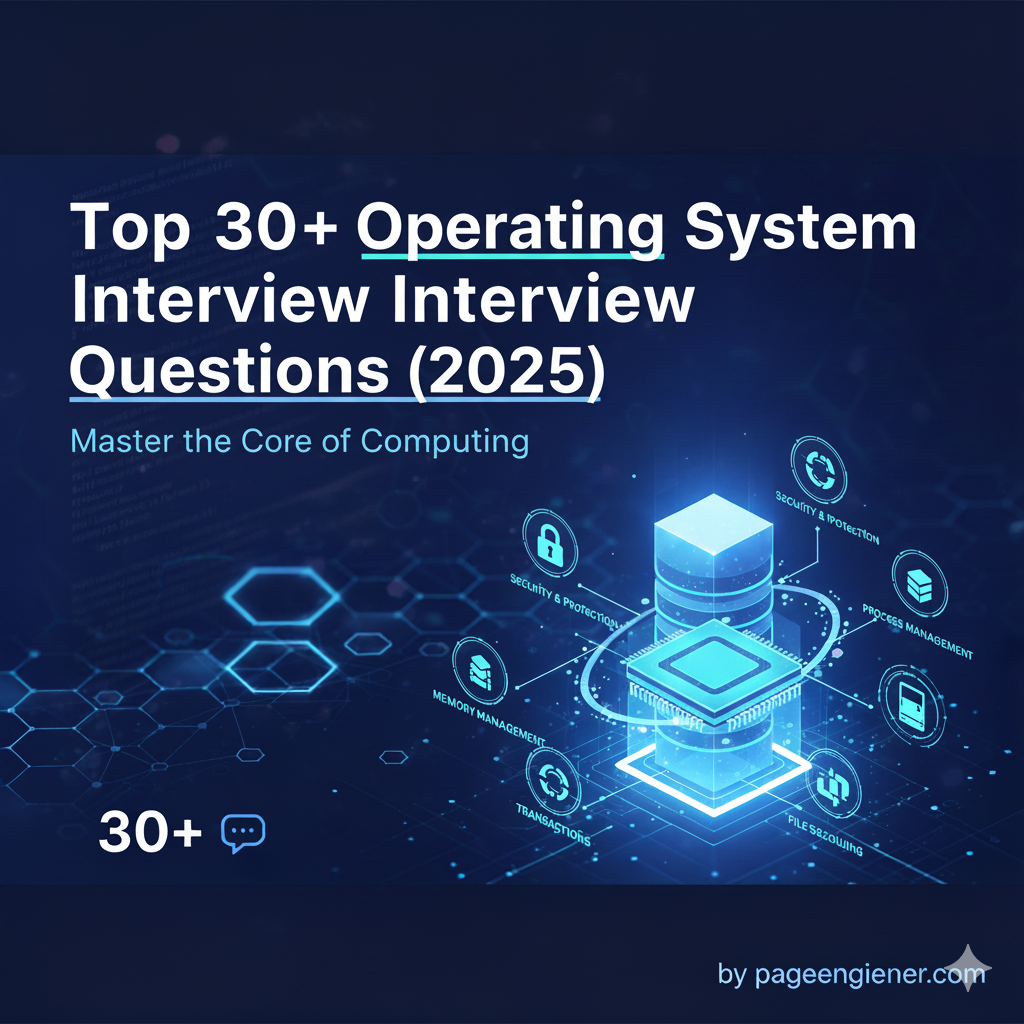 Top 30+ Operating System Interview Questions (2025). - PageEngineer Tutorial