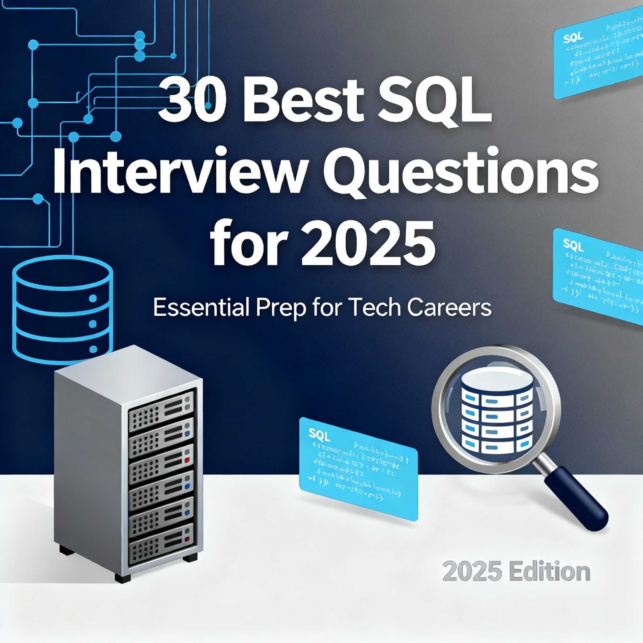 30 Best SQL Interview Questions for 2025. - PageEngineer Tutorial