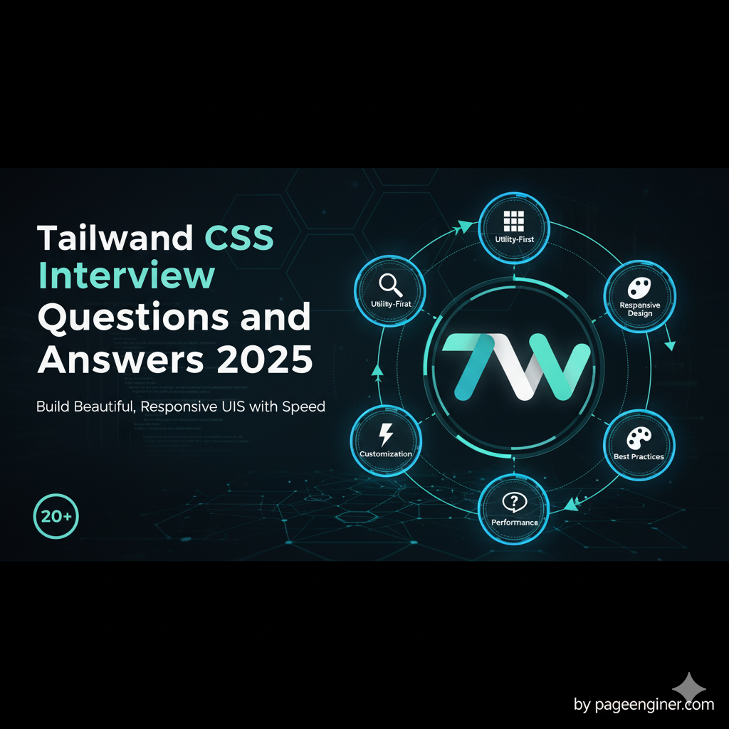 Tailwind CSS Interview Questions and Answers - PageEngineer Tutorial