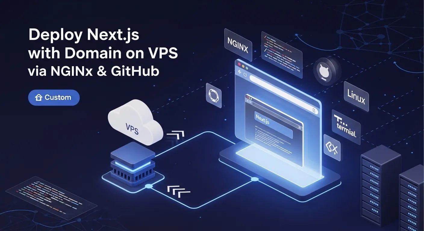Deploy Next.js with Domain on VPS via NGINX & GitHub - Page.Engineer